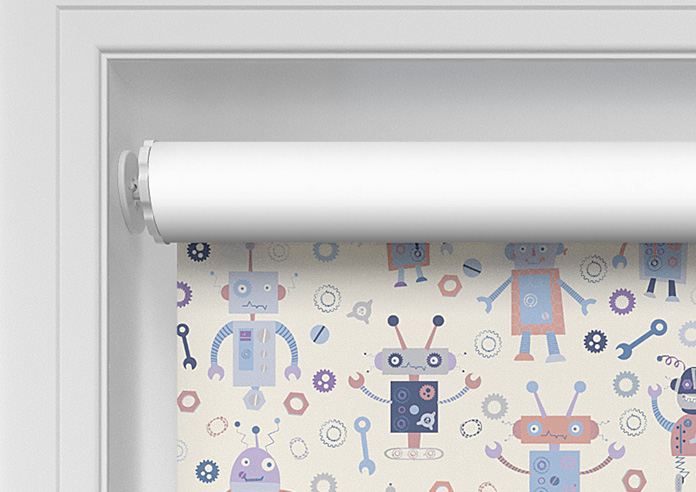 Robots, Creative Orange - Twist&Fit Roller Blind - Image 10